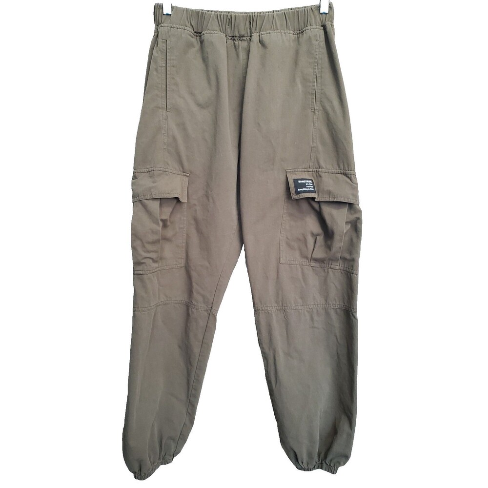 SANGTREE Army Green Pull-On Carpenter Jogger Pants Size Large